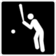 Pictogram No I-370-14: Baseball Field (Terrain de baseball) from Qubec